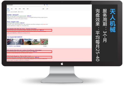 天人機械外貿(mào)推廣案例